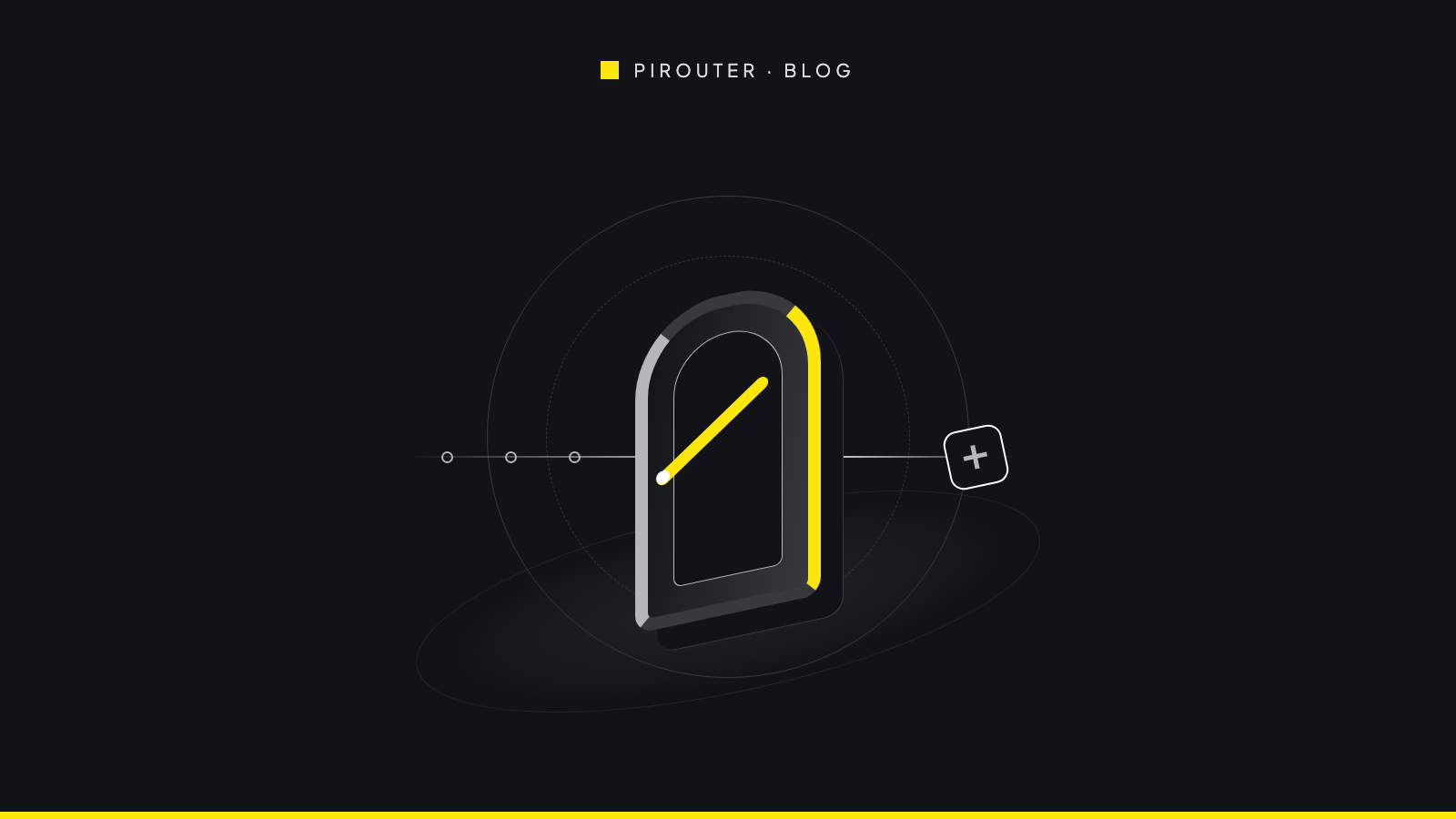 An abstract execution gate and a separate action block on a dark background, illustrating a tool-call boundary